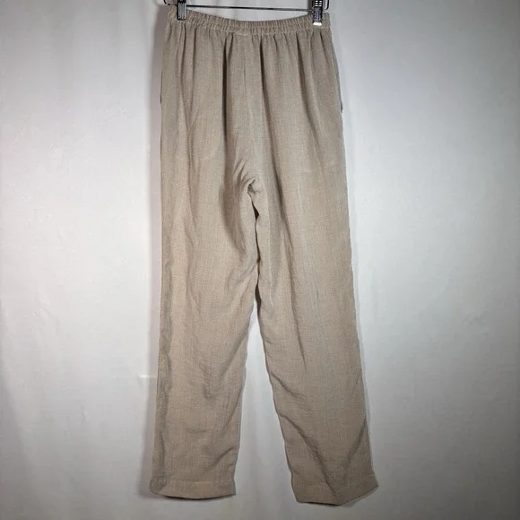 Vintage Fridaze Linen Pants Womens XS Resort Spring Break Beach Vacation Travel - Picture 2 of 8